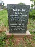 WADLEY Trevor Lloyd 1920-1981 & Gillian 1931-2013