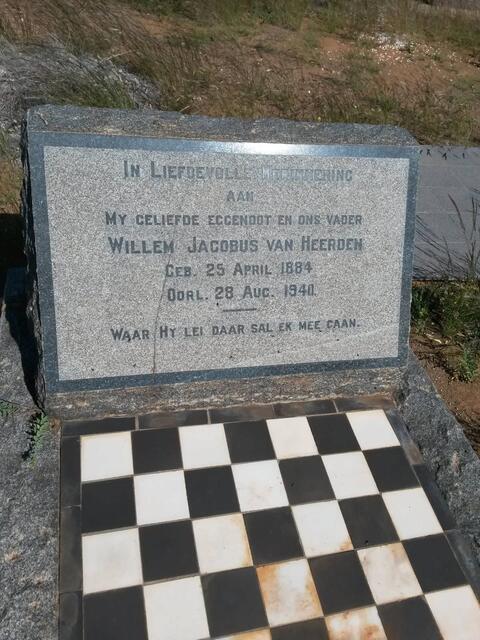 HEERDEN Willem Jacobus, van 1884-1940