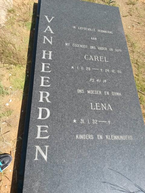 HEERDEN Carel, van 1929-1980 & Lena 1932-