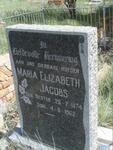 JACOBS Maria Elizabeth nee BESTER 1874-1962