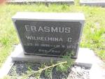 ERASMUS Wilhelmina C. 1895-1975
