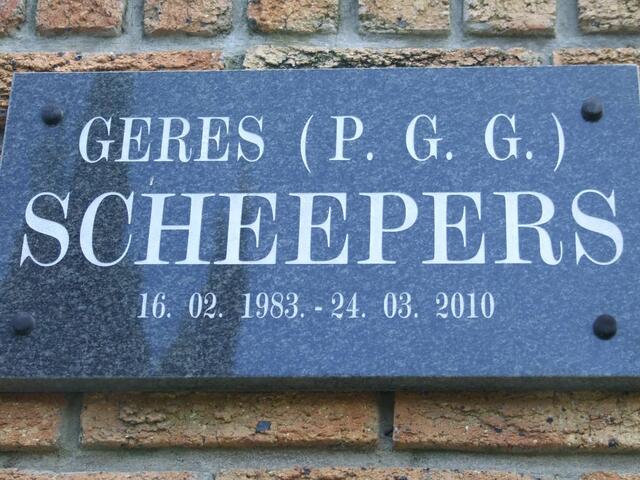 SCHEEPERS P.G.G. 1983-2010