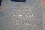 WALT Cornelius Rudolph, van der 1976-2006