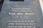 WALT Susanna Hedrina nee KRUGER 1928-2010