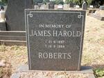 ROBERTS James Harold 1897-1984