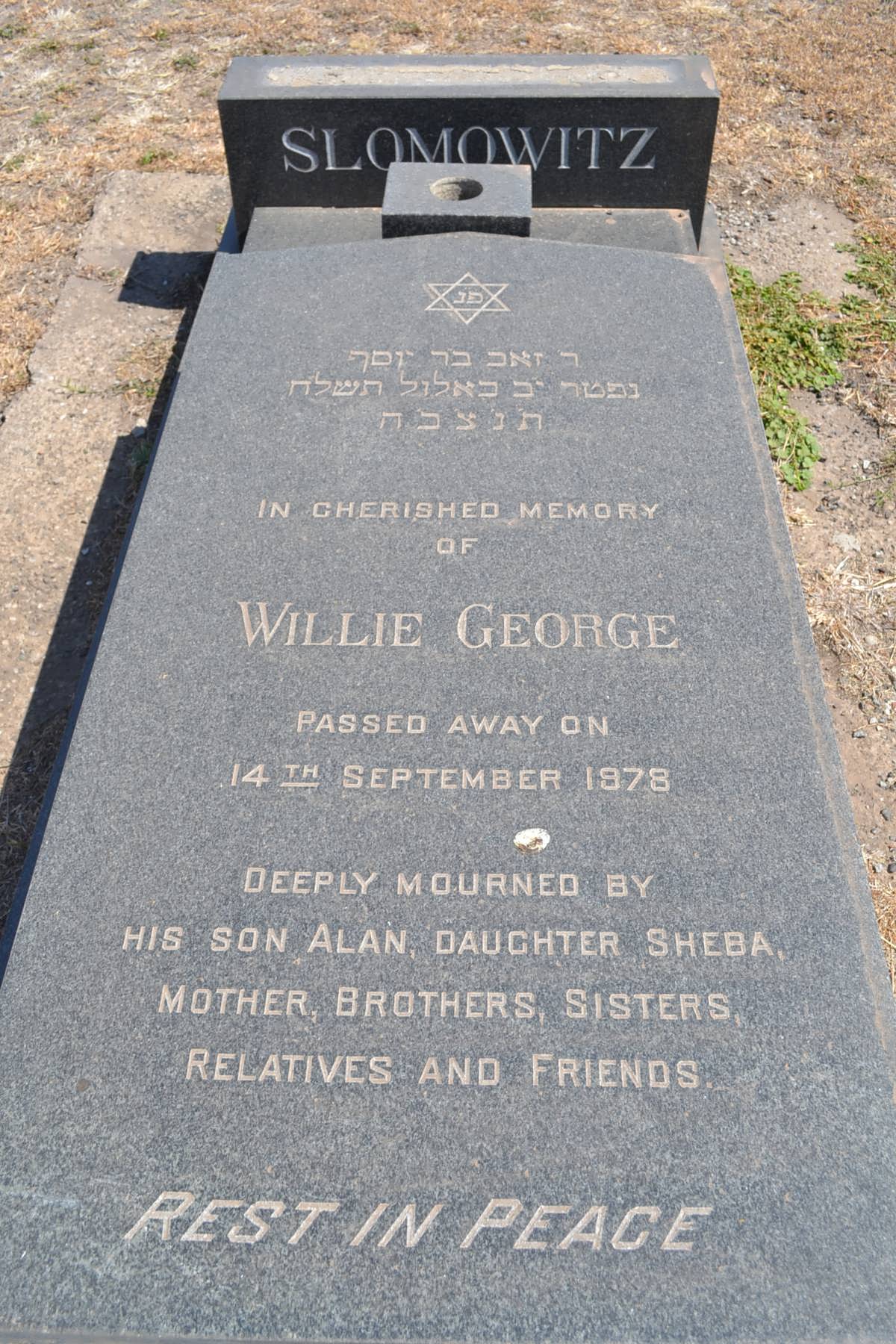 SLOMOWITZ Willie George -1978