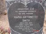 SMITH Maria Antoinette 1893-1939