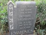 EMMENES Hendrik Stephanus 1937-1956