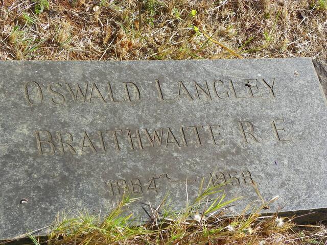 BRAITHWAITE Oswald Langley 1884-1958