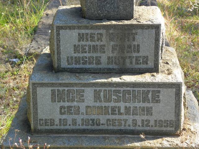 KUSCHKE Inge nee DINKELMANN 1930-1958