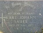 SAILER Karl Johann -1971