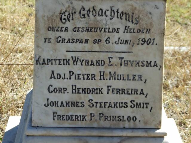 3. Memorial stone: Anglo Boer War - South African soldiers