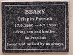 BEARY Crispin Patrick 1960-1988