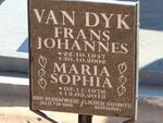 DYK Frans Johannes, van 1947-2002 :: VAN DYK Maria Sophia 1976-2013