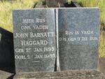 HAGGARD John Barnatt 1893-1962