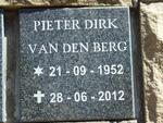 BERG Pieter Dirk, van den 1952-2012