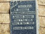 JACOBS Johannes Lodewicus Jacobus 1866-1929