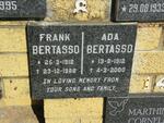 BERTASSO Frank 1912-1988 & Ada 1912-2000