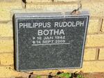 BOTHA Philippus Rudolph 1942-2009