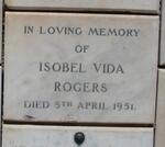 ROGERS Isobel Vida -1951