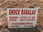 RABALAO Enock 1978-2011
