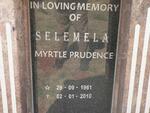 SELEMELA Myrtle Prudence 1961-2010