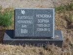 MÜLLER Hendrika Sophia 1925-2004