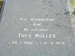 MÜLLER Thys 1902-1978
