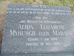 MYBURGH Alida Elizabeth nee MARAIS 1896-1980