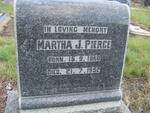 PIERCE Martha J. 1860-1952