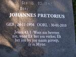 PRETORIUS Johannes 1956-2010