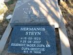 STEYN Hermanus 1923-2007 en Tillie S.E. JONKER 1924-1990