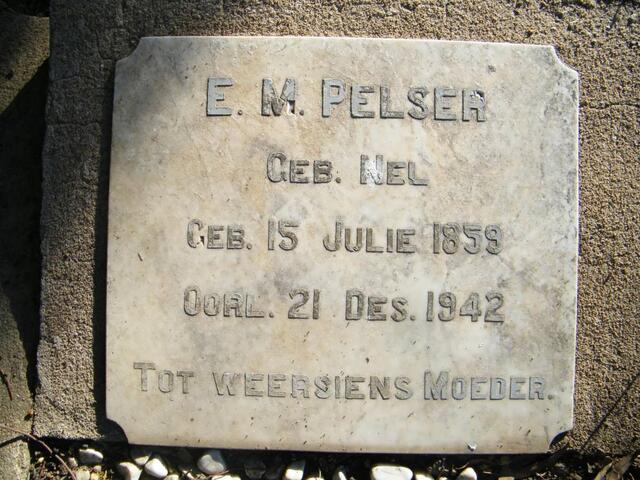 PELSER E.M. nee NEL 1859-1942