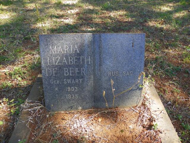 BEER Maria Elizabeth, de nee SWART 1903-1935