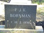 BORNMAN P.J.K. -1938