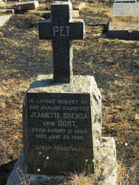 DORT Jeannette Brenda, van 1934-1938