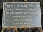 MARTENS Hendrik 1916-1955