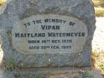 WATERMEYER Vipan Maitland 1870-1939