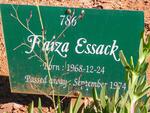 ESSACK Faiza 1968-1974