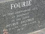 FOURIE Petrus Jacobus 1916-1974
