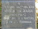 BORNMAN Martha :: BORNMAN Maria