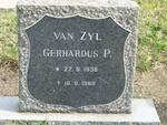 ZYL Gerhardus P., van 1936-1968