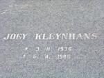 KLEYNHANS Joey 1936-1986
