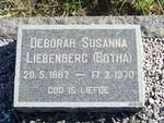 LIEBENBERG Deborah Susanna nee BOTHA 1887-1970