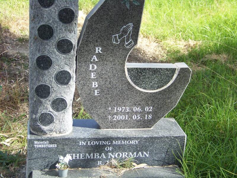 RADEBE Themba Norman 1973-2001