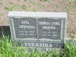 FERREIRA Thomas Ignatius 1912-2000 & Anna Catharina 1918-1999