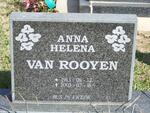 ROOYEN Anna Helena, van 1913-2003