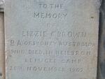 BROWN Lizzie C. -1902