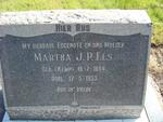 ELS Martha J.P. nee KEMP 1894-1953