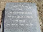 FERREIRA Sarah Isabella nee PAPENFUS 1927-1954